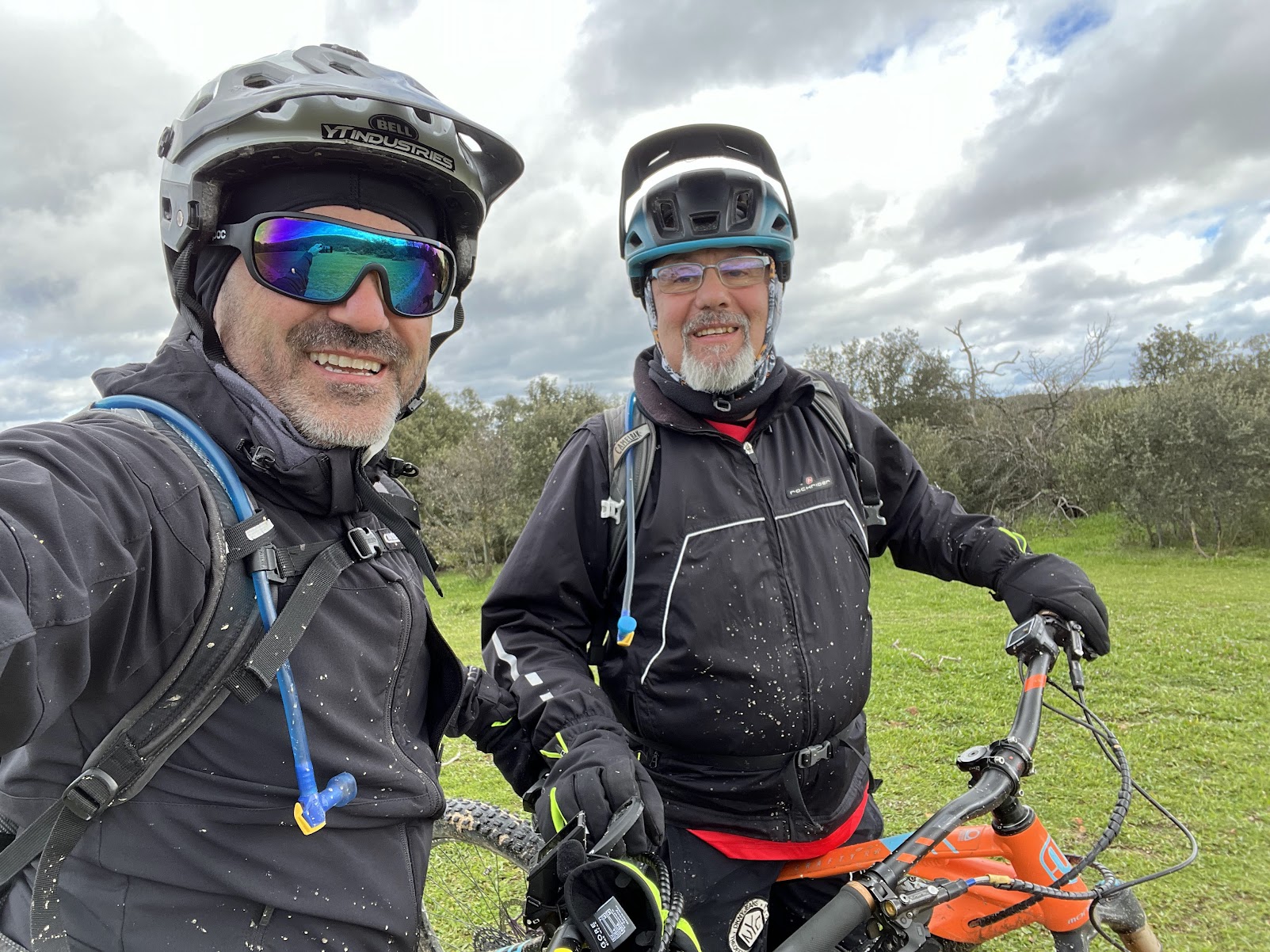 Participantes en ruta